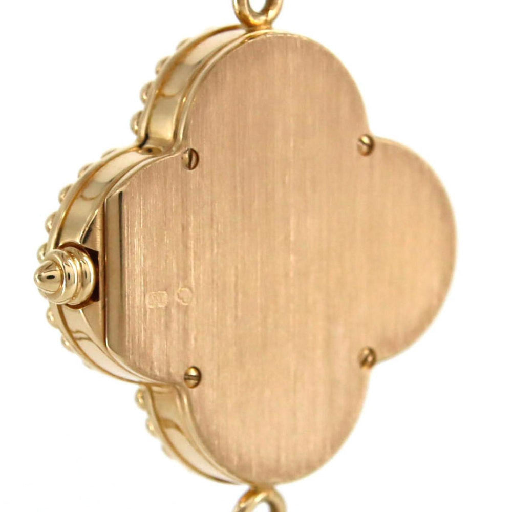 Van Cleef & Arpels Alhambra YG 4P 122974 Quartz Watch — Very Good
