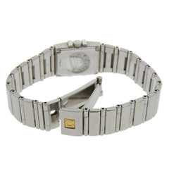 OMEGA Constellation Carree Watch 1531.71 Stainless Steel 1998 Quartz Analog Display White Shell Dial Women's — Good