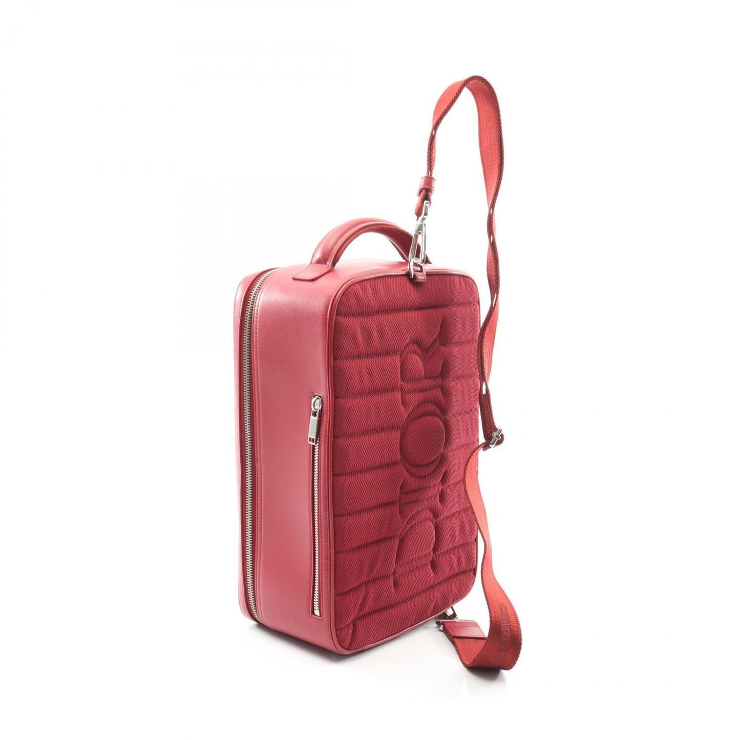 Christian Dior Dior World Tour waist bag, body leather, men's, red