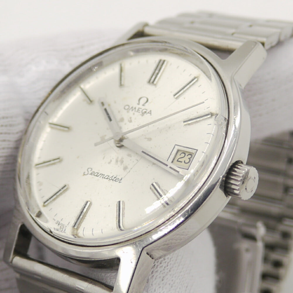 OMEGA Seamaster manual winding watch silver dial — Good