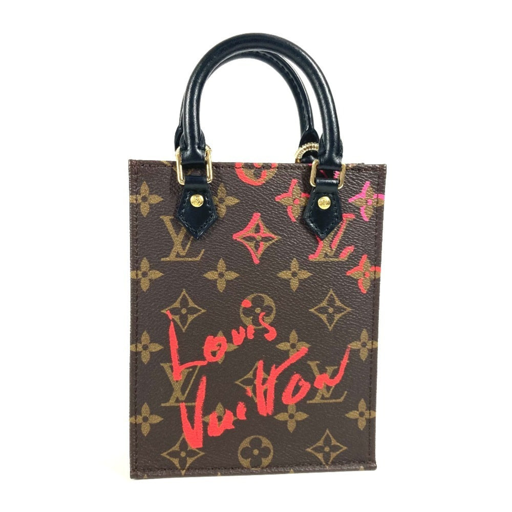 LOUIS VUITTON M80839 Monogram Fall in Love China Limited Petite Sac Plat Bag Handbag Crossbody Shoulder Canvas Women's Brown — Like New