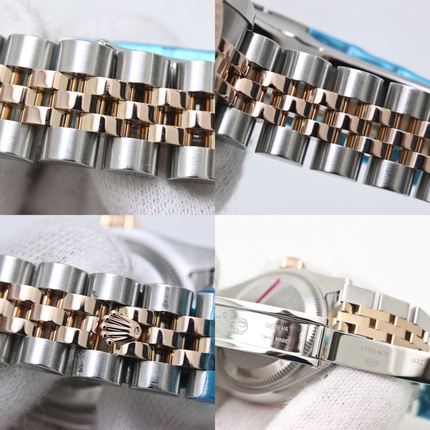 ROLEX Rolex Datejust 10P Diamond 179171NG White Shell K18PG Pink Gold x Stainless Steel Ladies 40009 Watch