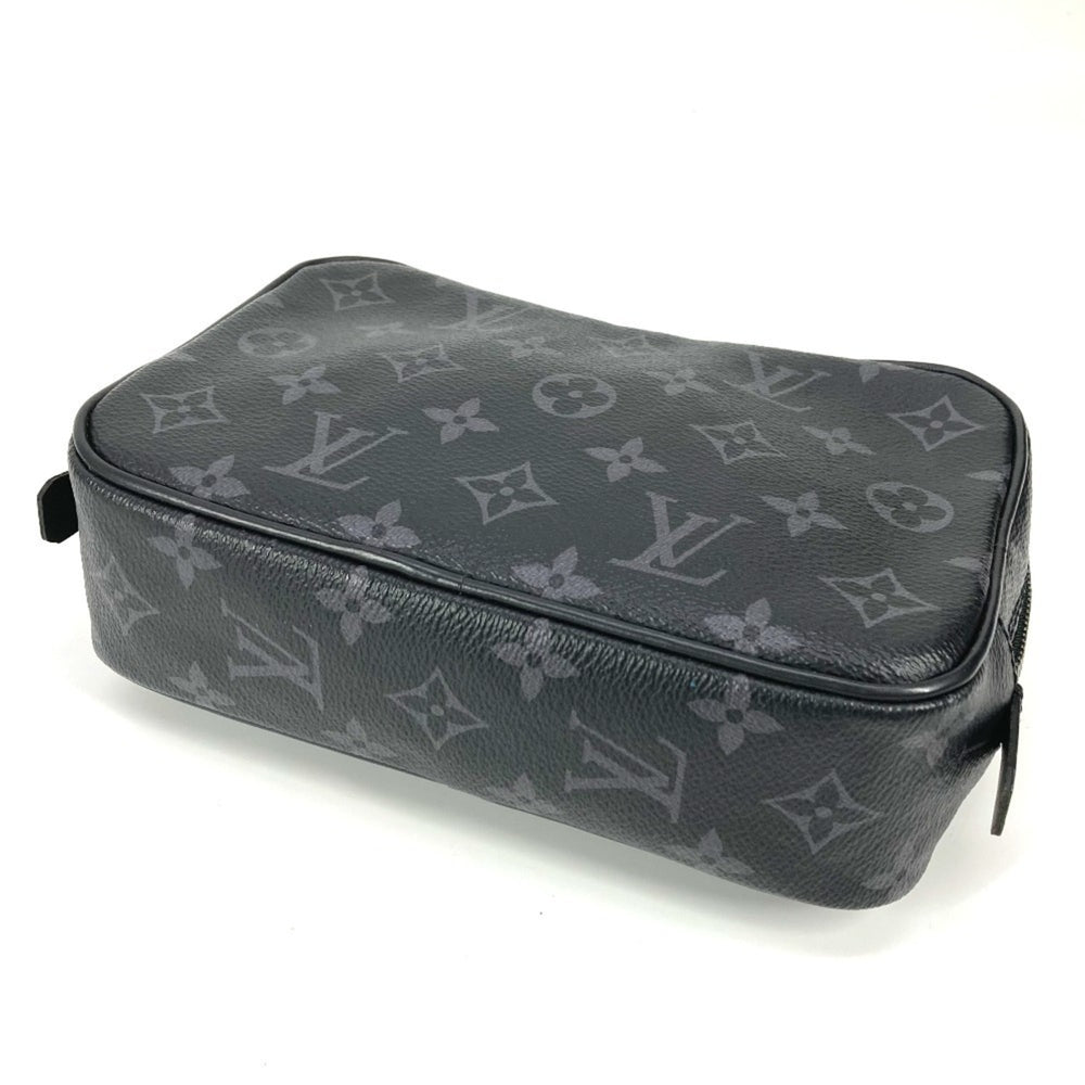 LOUIS VUITTON M43384 Monogram Eclipse True Toilette PM Second Bag Clutch Multi-Pouch Pouch Canvas Men's Women's Black — Like New