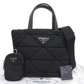 Prada Padette Bag 1BG373 Handbag/Shoulder Nylon Black