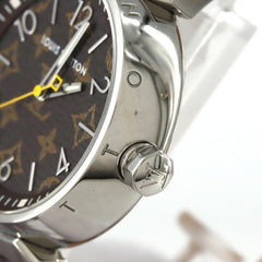 Louis Vuitton Tambour Monogram QA071 SS Quartz Watch — Good