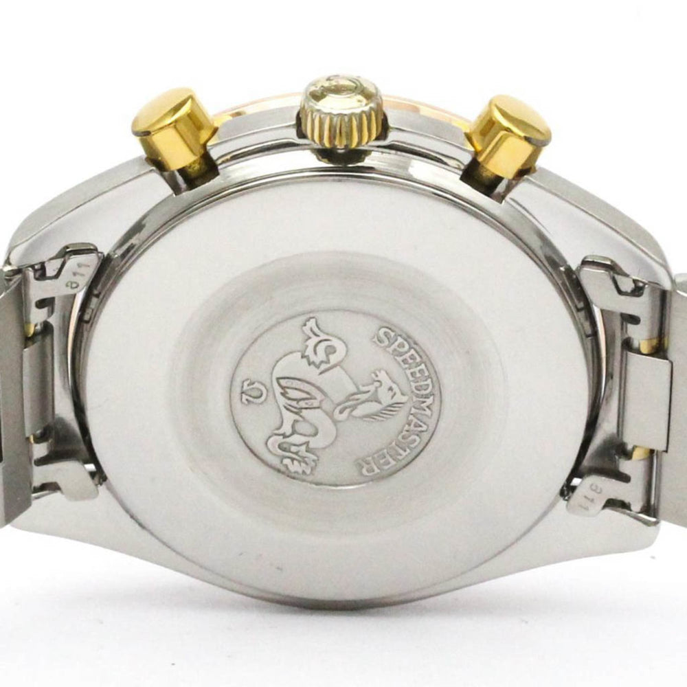 OMEGA Speedmaster Automatic 18K Gold Steel Mens Watch 175.0033 Polished — Very Good