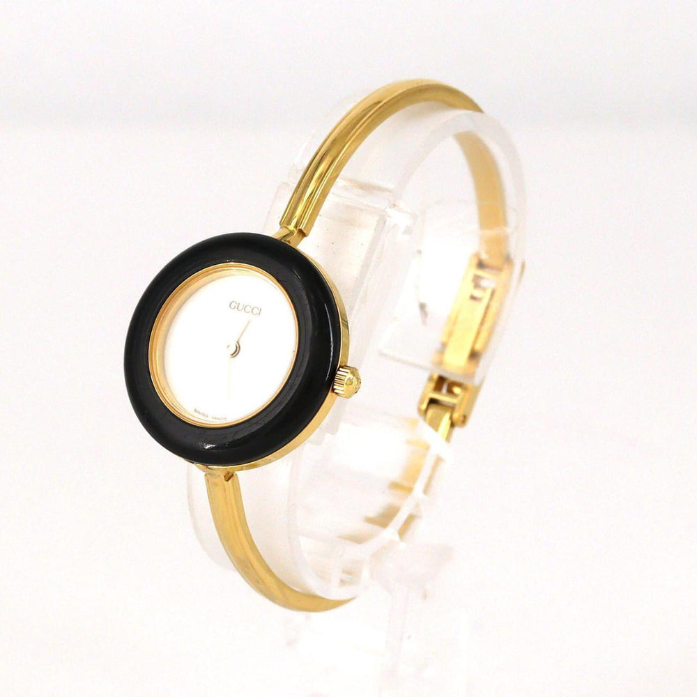Gucci Change Ring GP Medium Size 11 12.2 Quartz Watch — Good