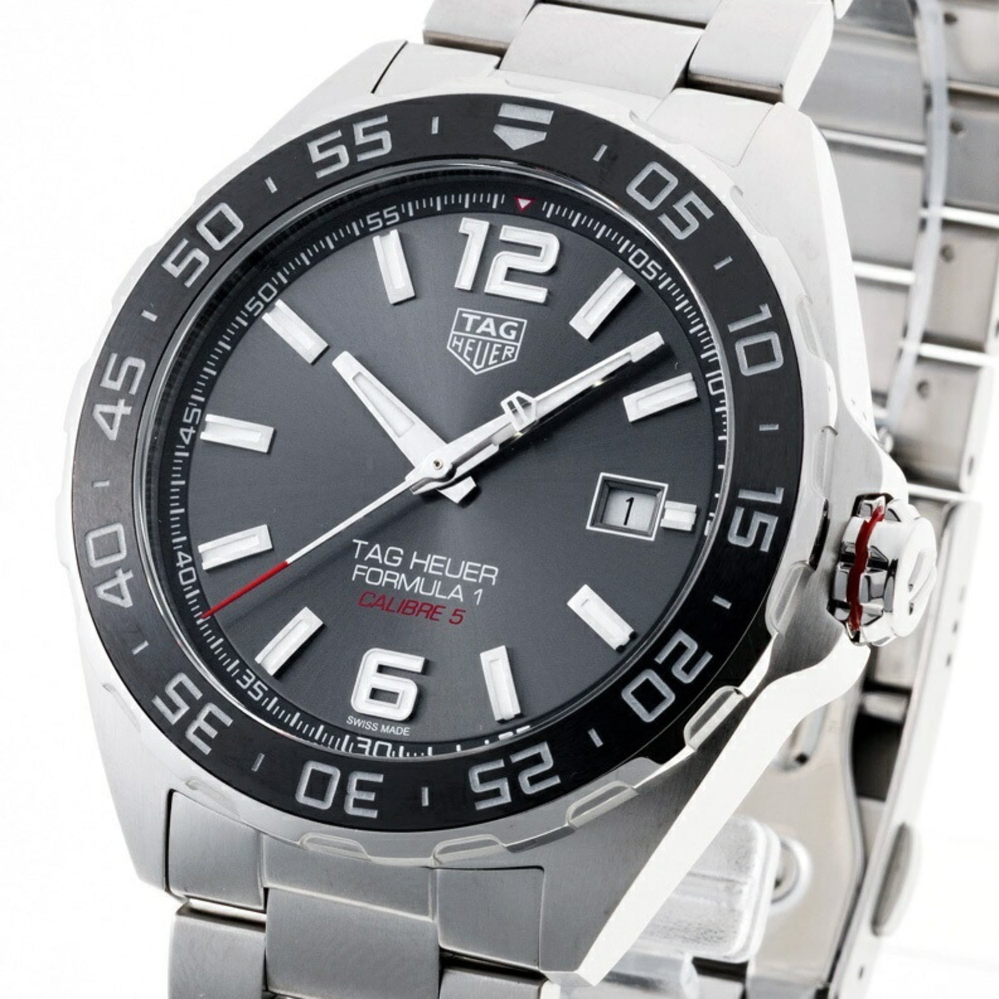 TAG Heuer Formula 1 Date WAZ2011.BA0842 Gray Automatic Watch — Very Good