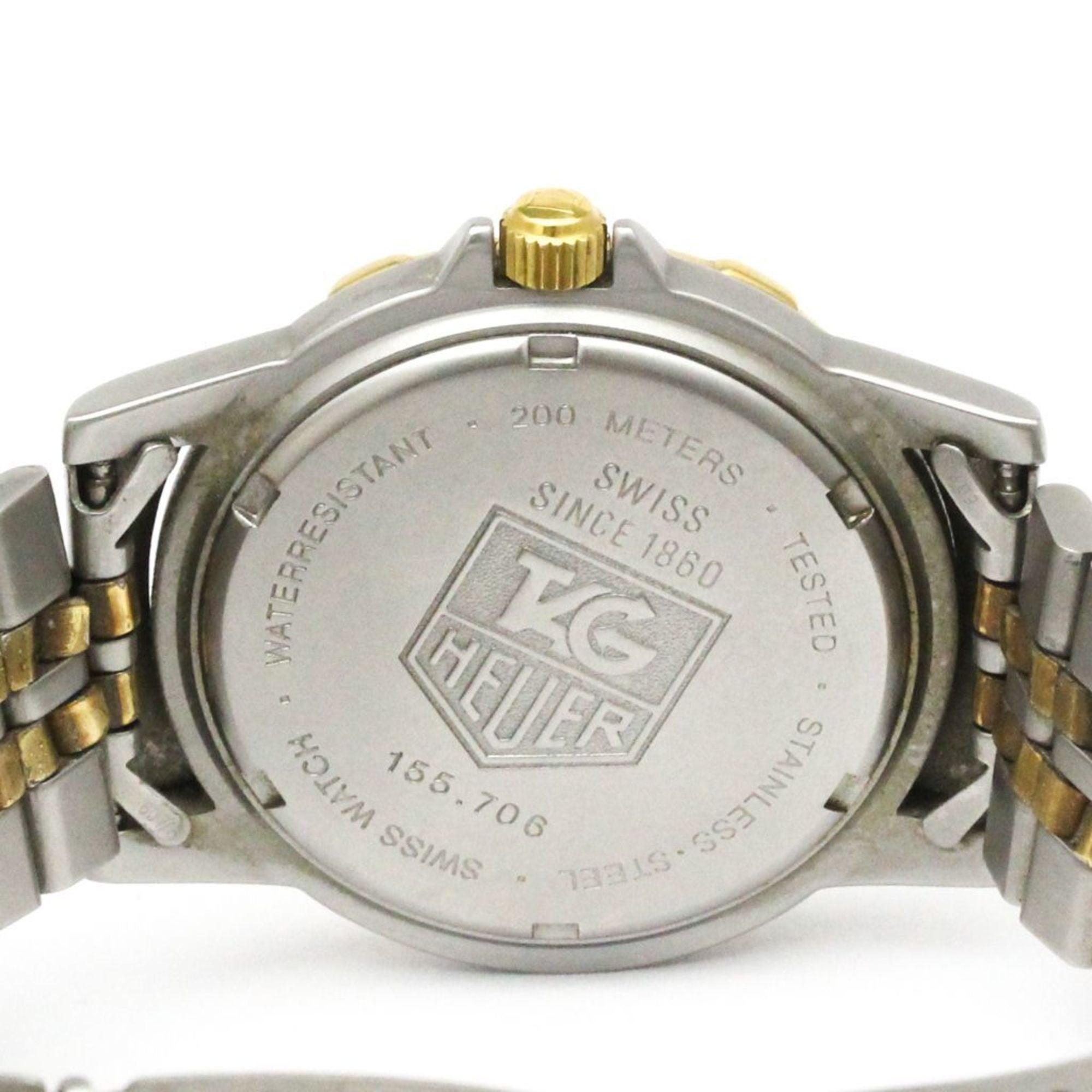 TAG HEUER 1500 GMT Gold Plated Steel Quartz Mens Watch 155.706 — Good