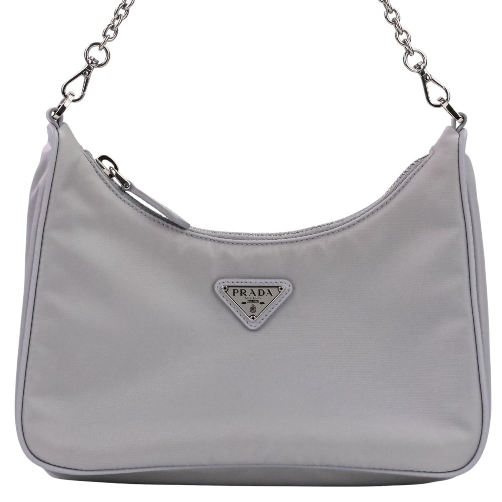 PRADA RE-NYLON Re-Edition 2005 Shoulder Bag 1BH204 Light Blue Women's — Like New