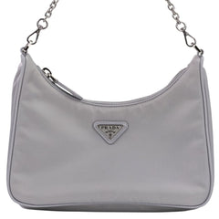 PRADA RE-NYLON Re-Edition 2005 Shoulder Bag 1BH204 Light Blue Women's — Like New