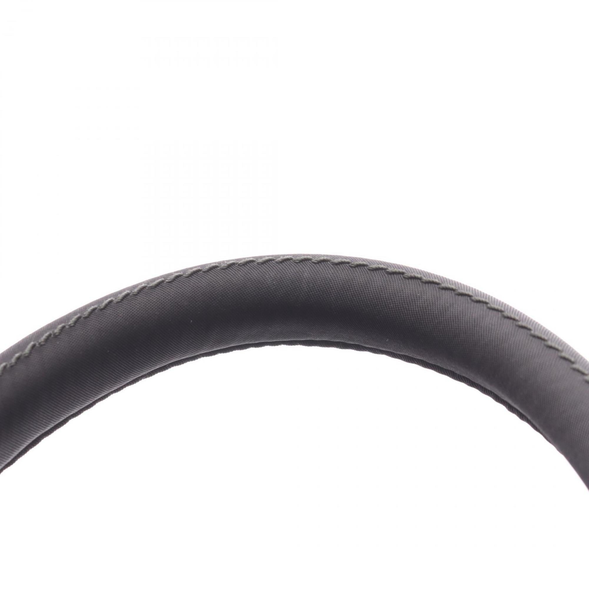 Prada Tessuto Bomber handbag in nylon and leather, black, BN2632.