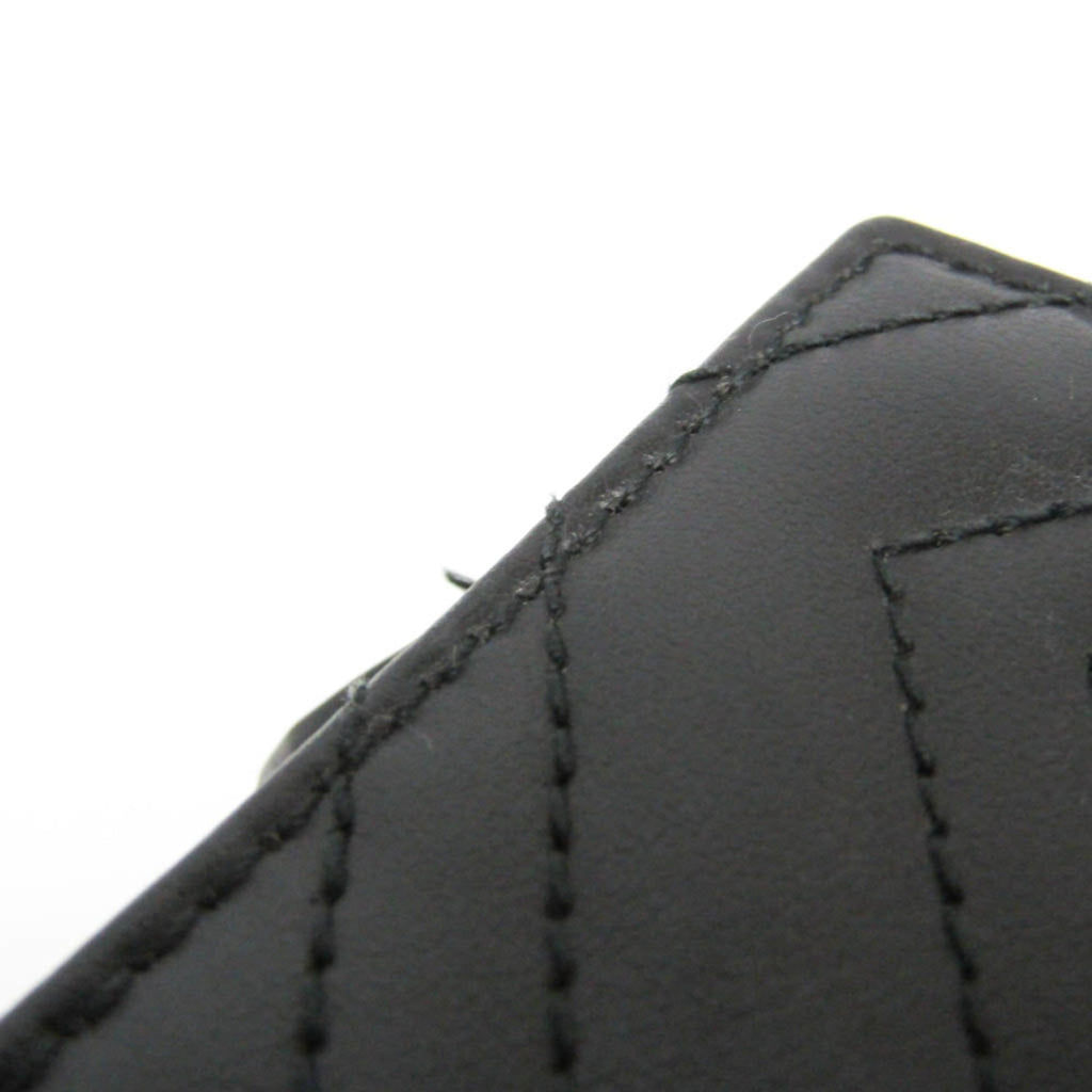 Gucci GG Marmont 773427 Women's Leather Wallet (bi-fold) Black