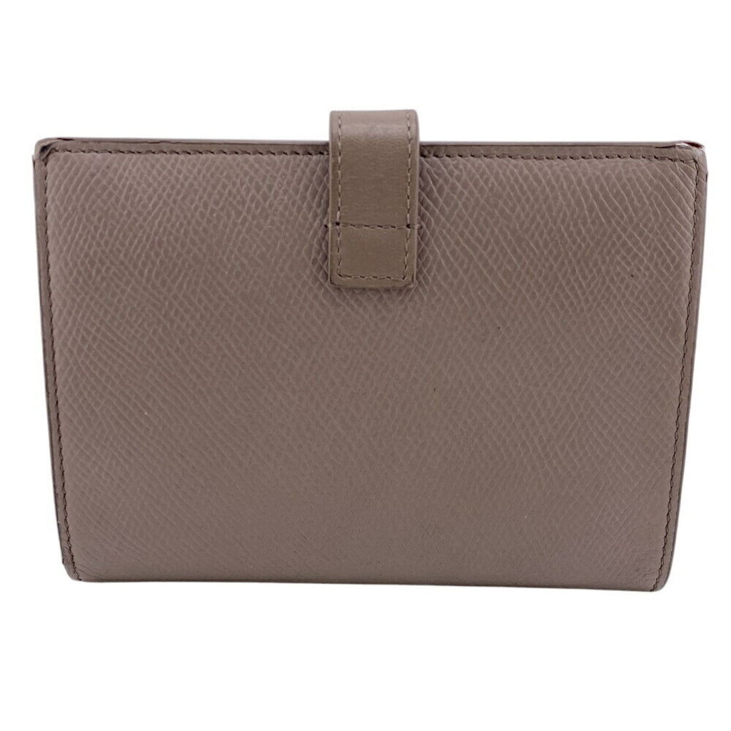 CELINE Medium Strap Bi-fold Wallet Beige Women's