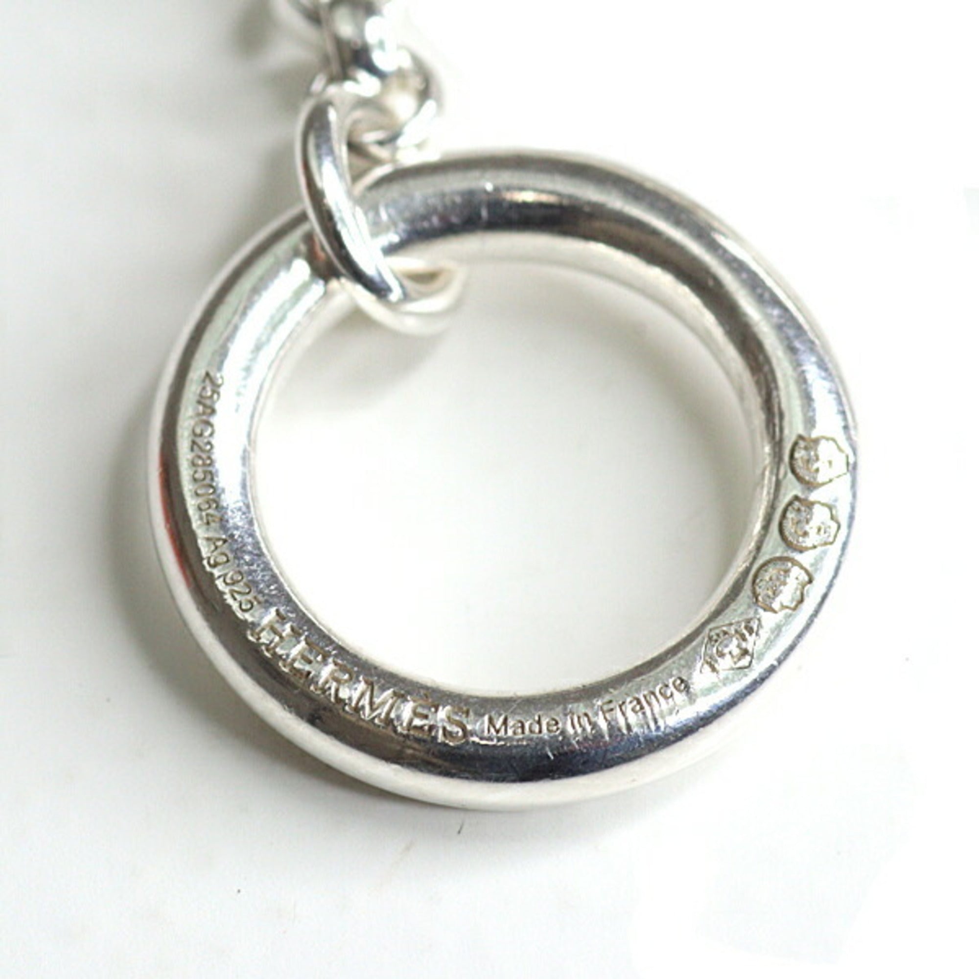 Hermes Chaine d'ancre Alea II GM pendant, silver (Ag925), unused — New