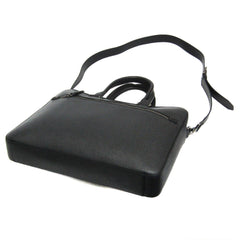 Salvatore Ferragamo FZ-24 0458 Men's Leather Briefcase,Handbag Black — Like New