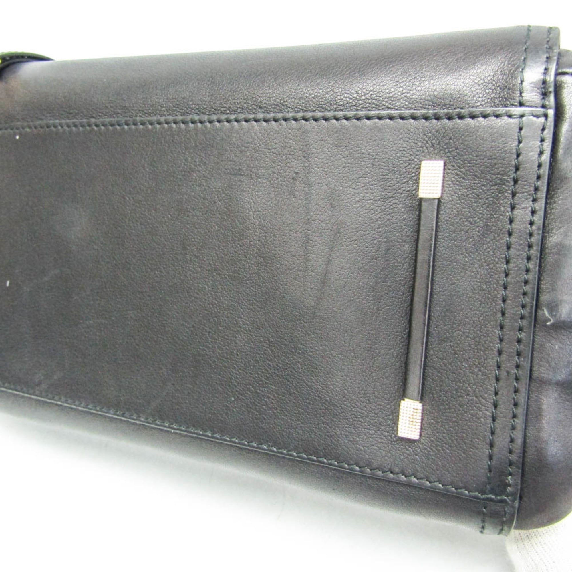 Salvatore Ferragamo GF-21 G840 Women's Leather Handbag,Shoulder Bag Dark Navy — Like New