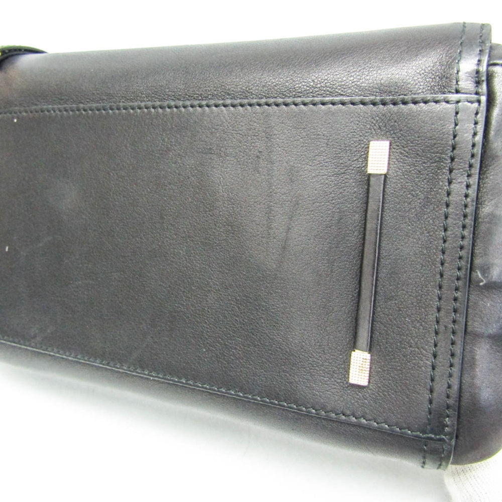 Salvatore Ferragamo GF-21 G840 Women's Leather Handbag,Shoulder Bag Dark Navy — Like New