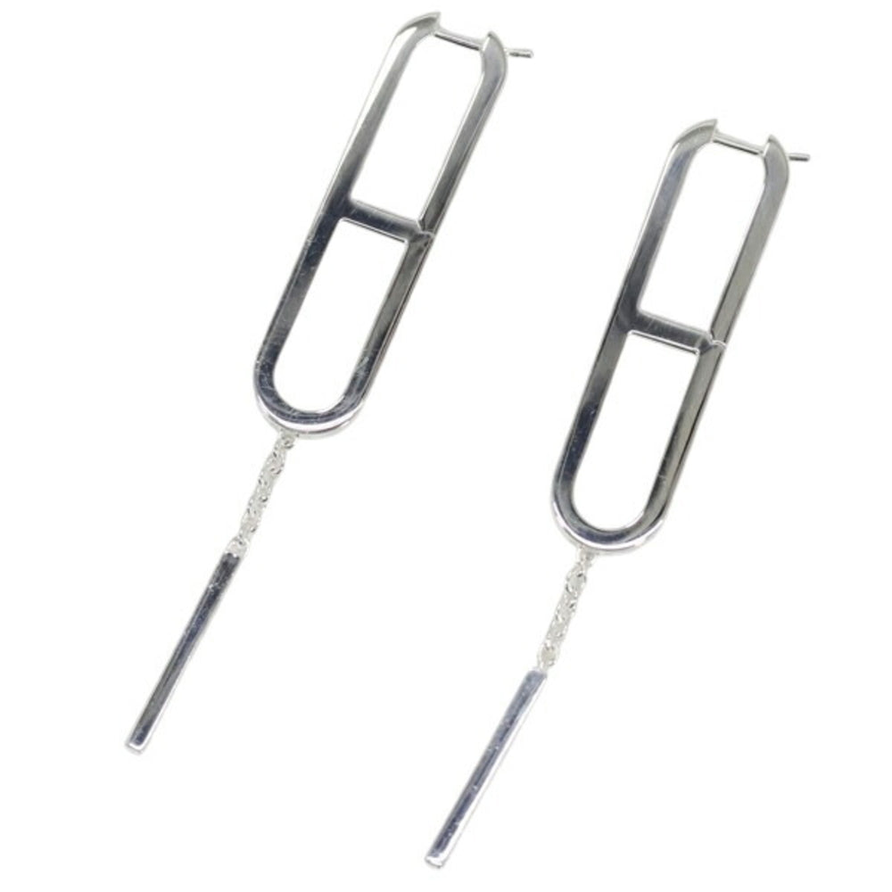 HERMES Ever Chaine d'Ancre Earrings for Women, Ag925, MO1036 — Like New