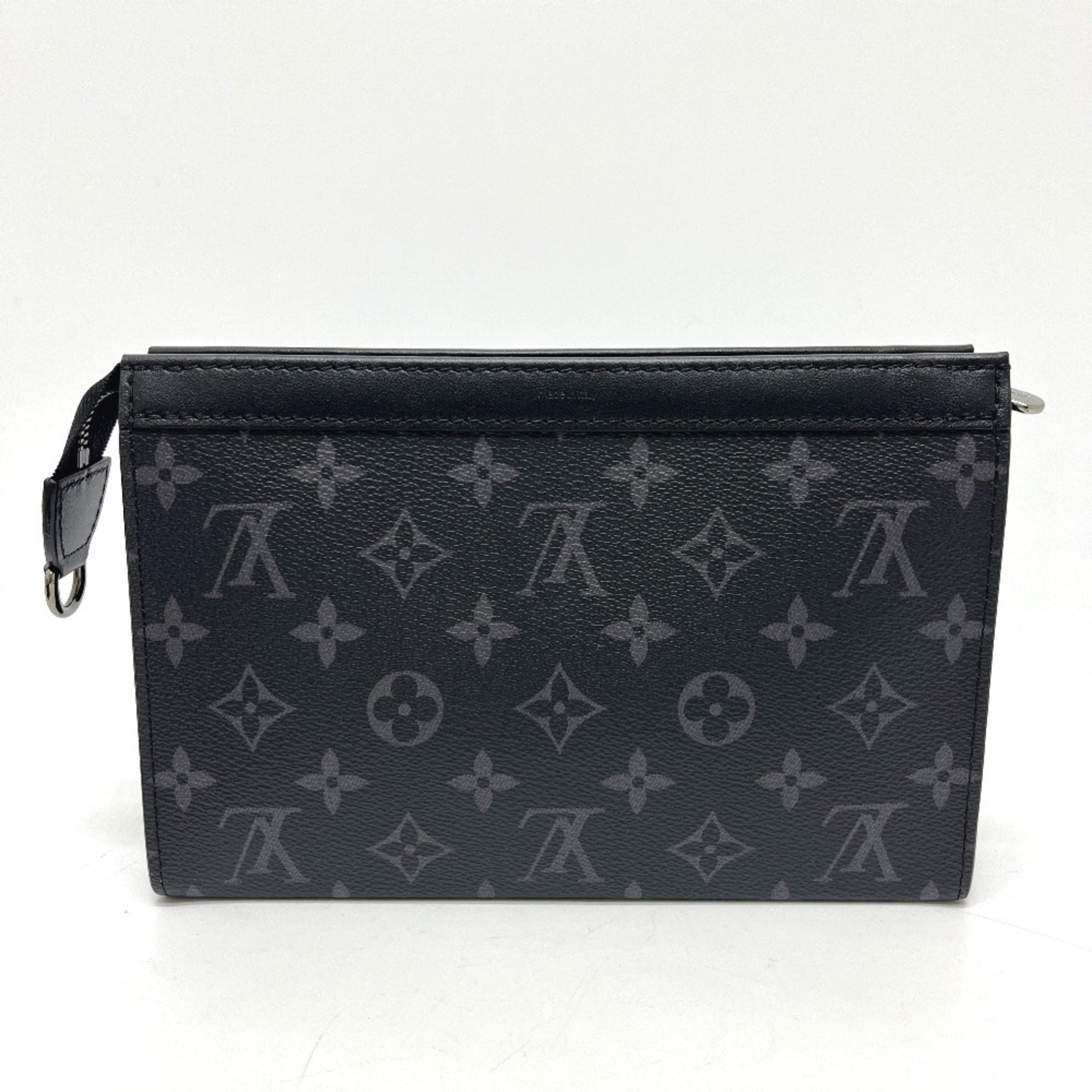 LOUIS VUITTON M81124 Gaston Wearable Wallet Bag Handbag Shoulder Monogram Eclipse Canvas Men's Black — New - Store Return