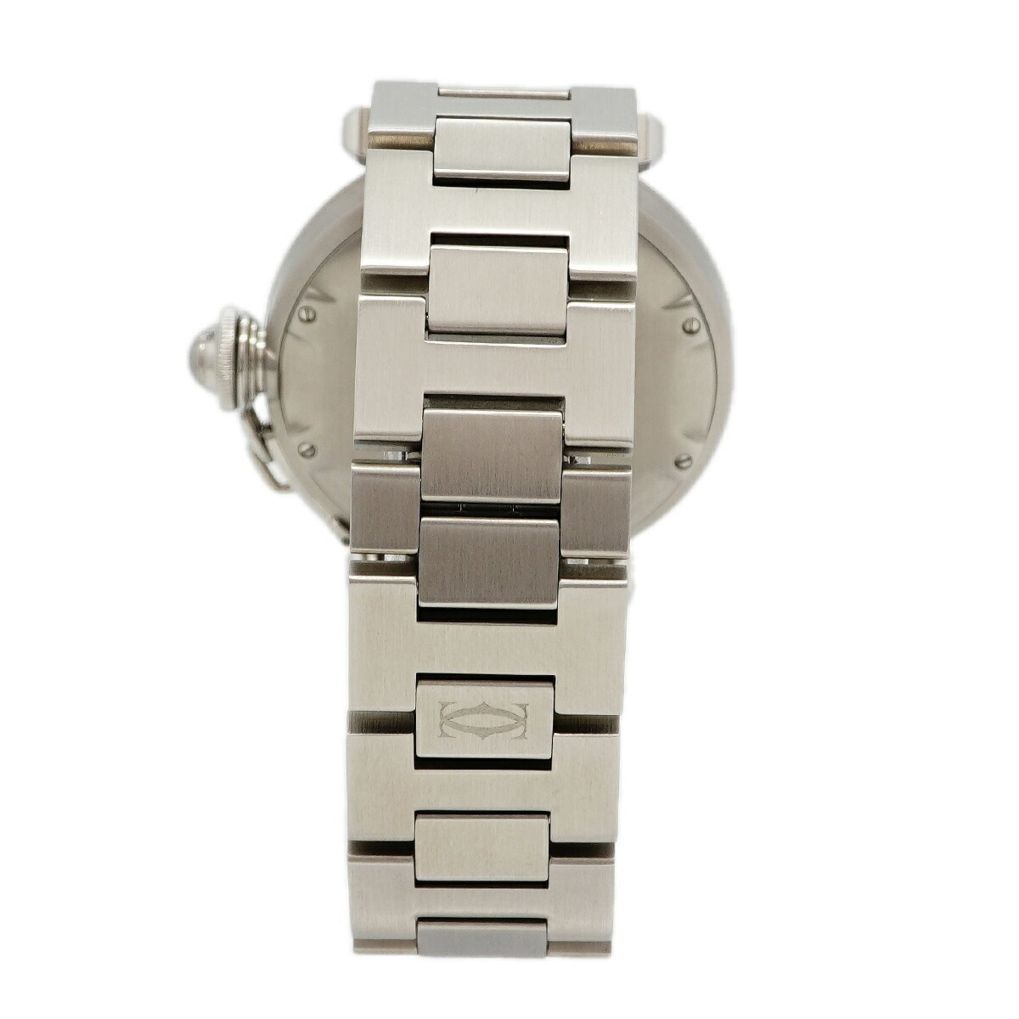 Cartier Pasha C W31043M7 Black Dial Watch (Boys' Size) — Very Good