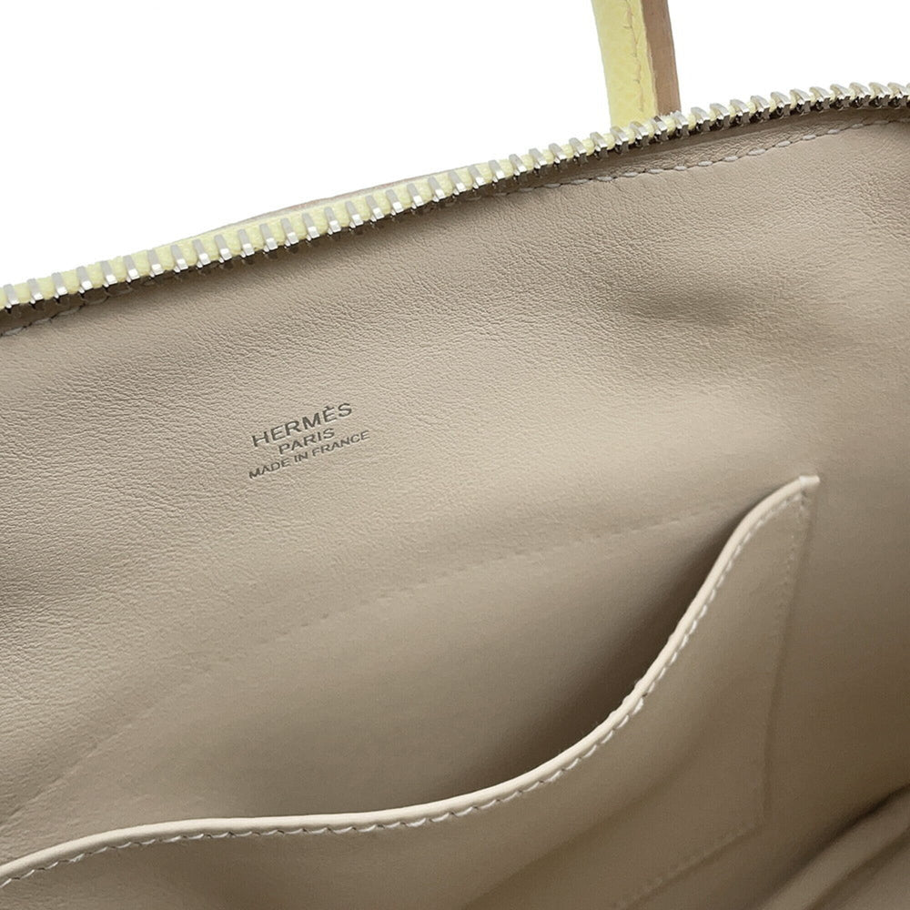 Hermes Bolide 1923 25 Verso Jaune Milton Cle Epsom W stamp 2-way shoulder bag handbag HERMES — Like New