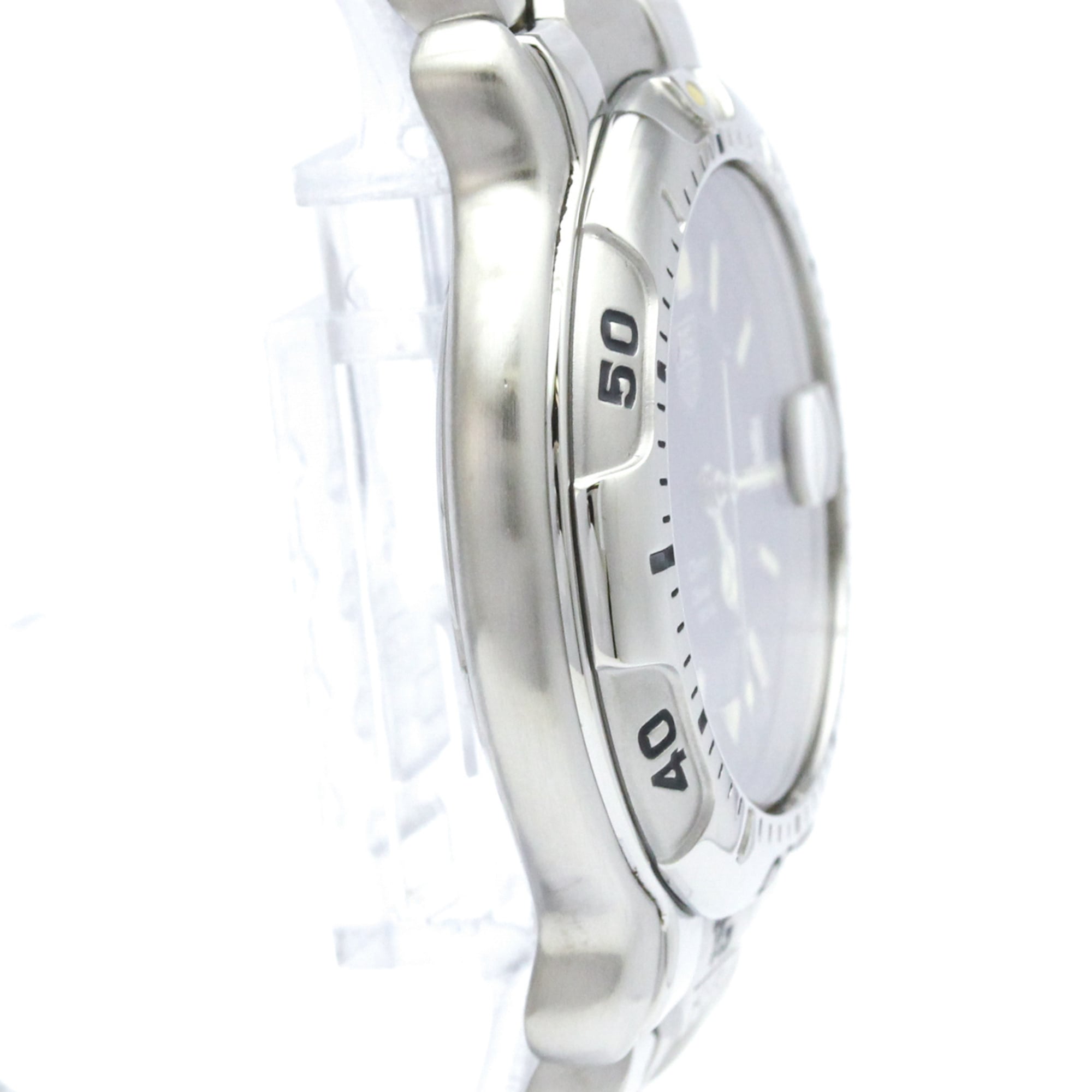 TAG HEUER 6000 Chronometer Steel Automatic Mens Watch WH5113 Polished — Very Good