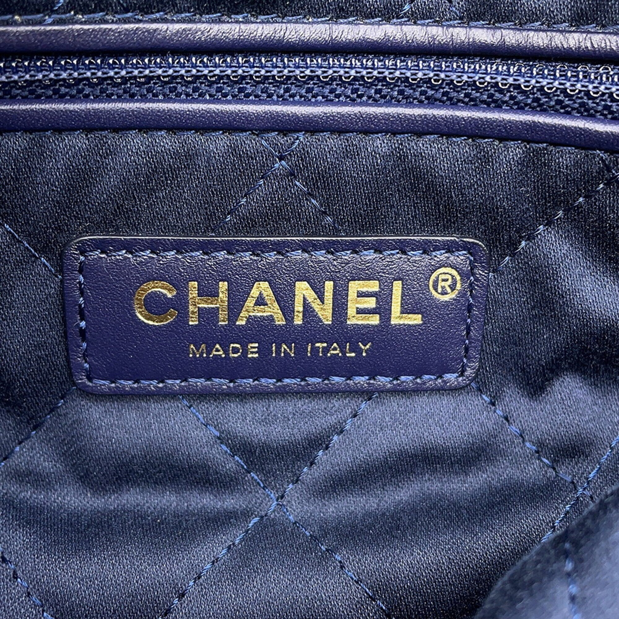 Chanel Backpack, 22 Large Caviar Skin AS3313, CHANEL Handbag, Women's — Like New