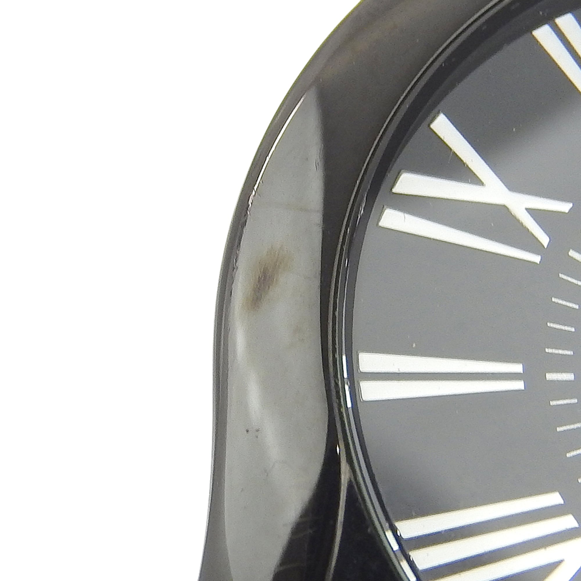 Emporio Armani AR-2059 Men's Watch, Stainless Steel x Rubber, Quartz, Analog, Black Dial — Good