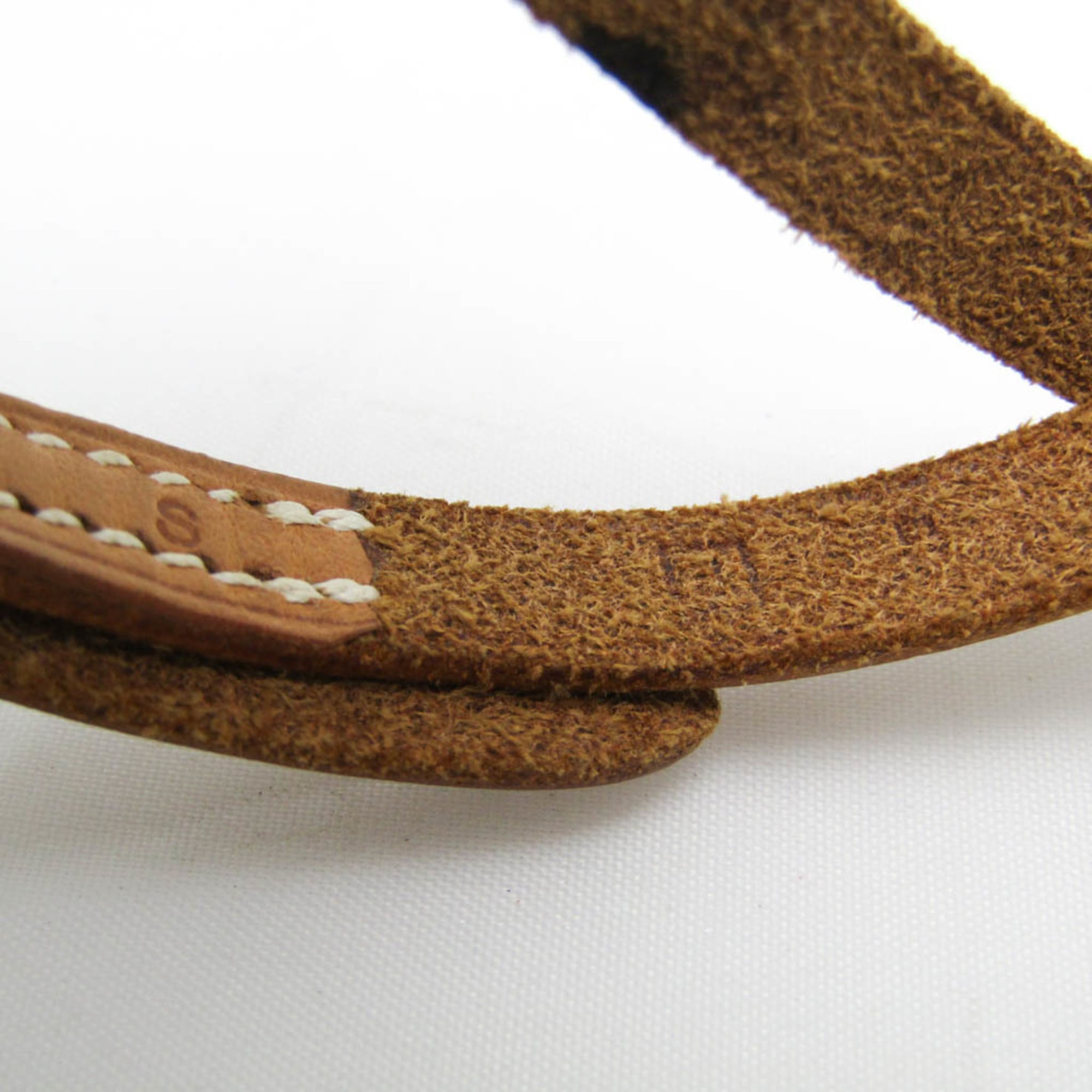 Hermes Hapi Choker Leather,Metal Bangle Black,Silver