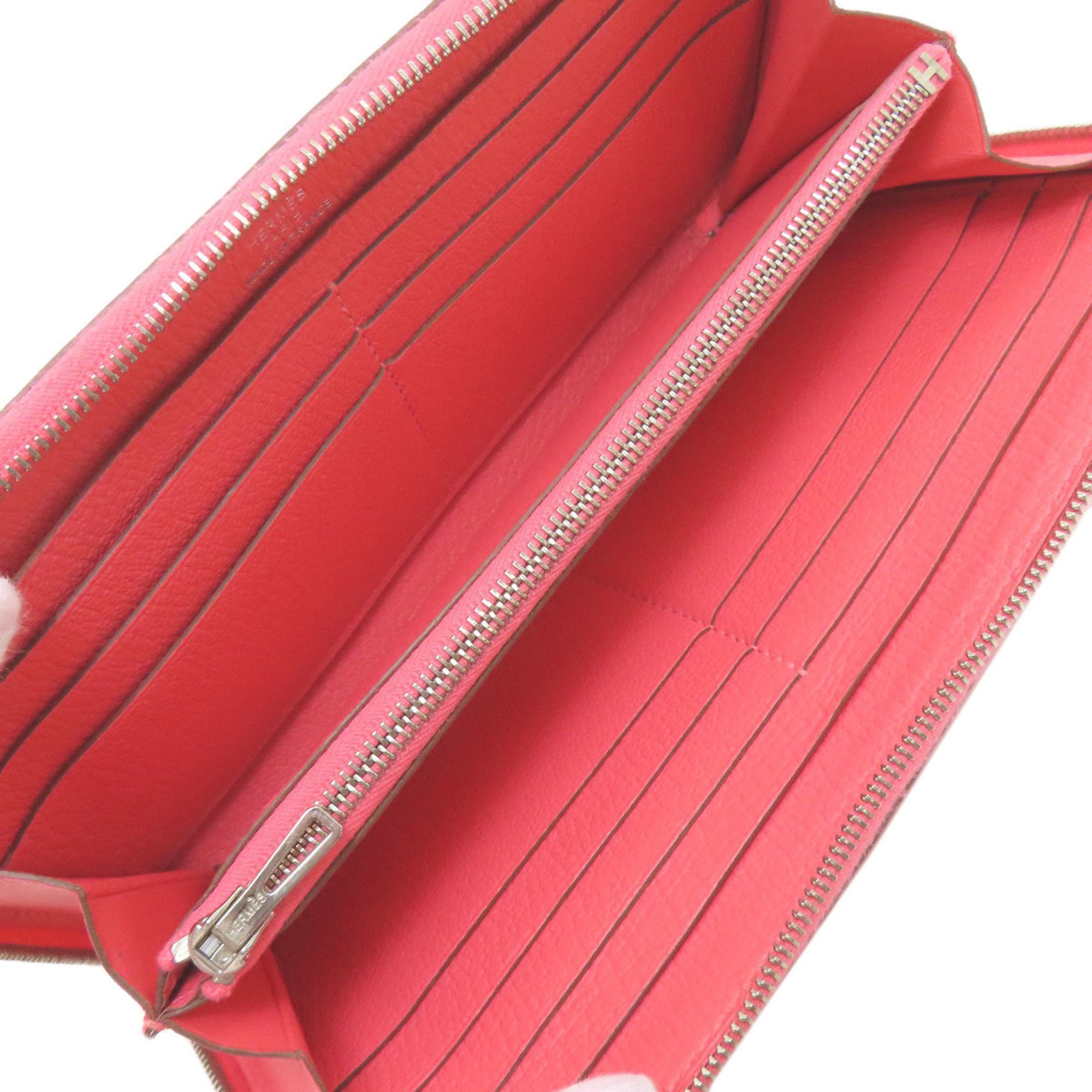 Hermes Evelyn Azap Long Wallet with Silver Hardware, Chevre, Women's, HERMES