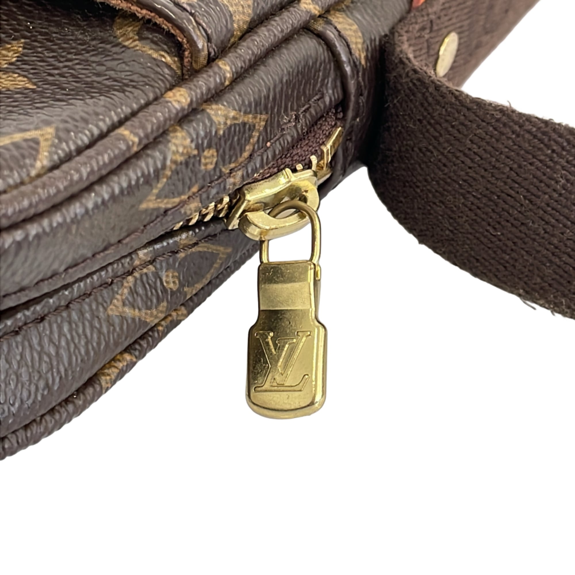 LOUIS VUITTON Trotta Beaucoup Monogram Shoulder Bag M97037 Brown (Men's & Women's) — Like New