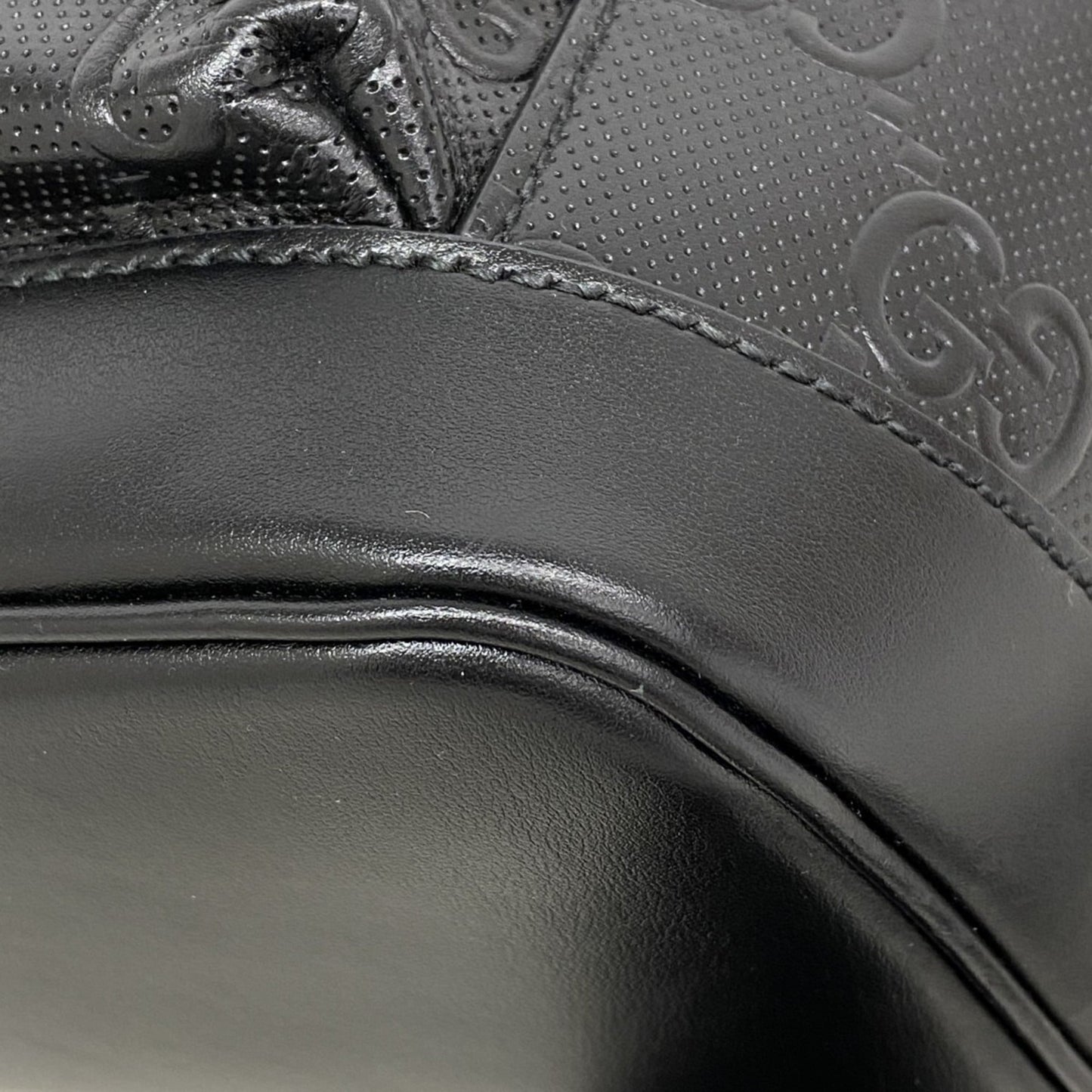 Gucci Backpack/Daypack GG Embossed Leather Black 658579 for Men and Women