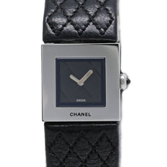 CHANEL Matelassé H0116 Women's Watch, Stainless Steel x Leather, 40486 — Very Good