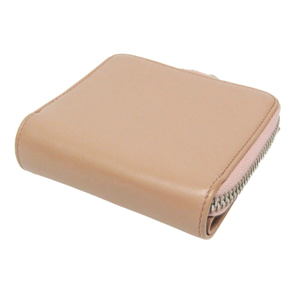 Balenciaga PAPIER ZA BILLFOLD 371662 Women's  Calfskin Wallet (bi-fold) Beige