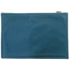 Like new Hermès Petit Duc Flat Pouch GM Cotton Blue 1233HERMES — Like New