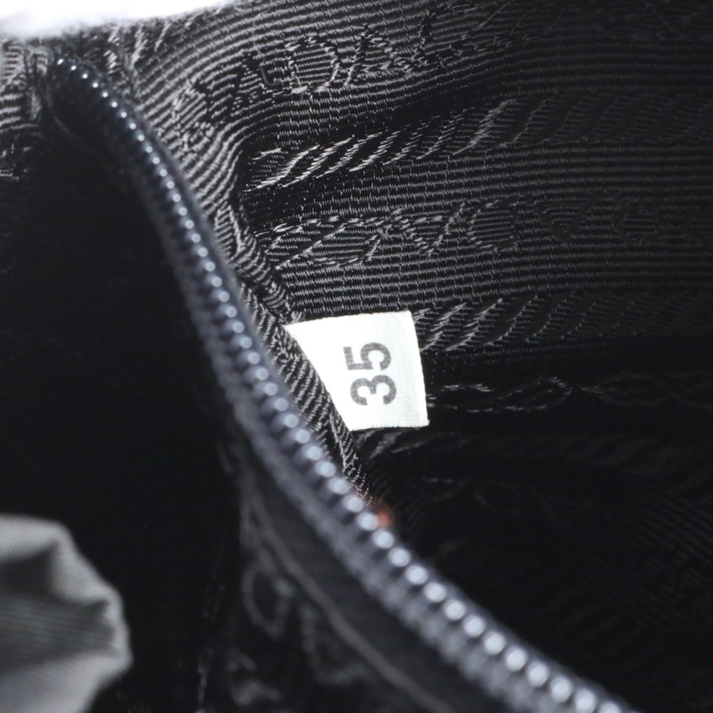 Prada Tessuto nylon triangle logo leather backpack for women