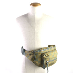 GUCCI 792287 GG Ripstop Belt Bag, Body Leather Waist Khaki, Includes Dust Made in Italy, Men's — Like New