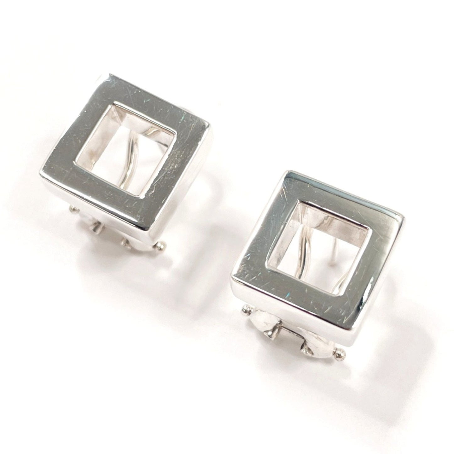 GUCCI Square Earrings in 925 Sterling Silver for Women