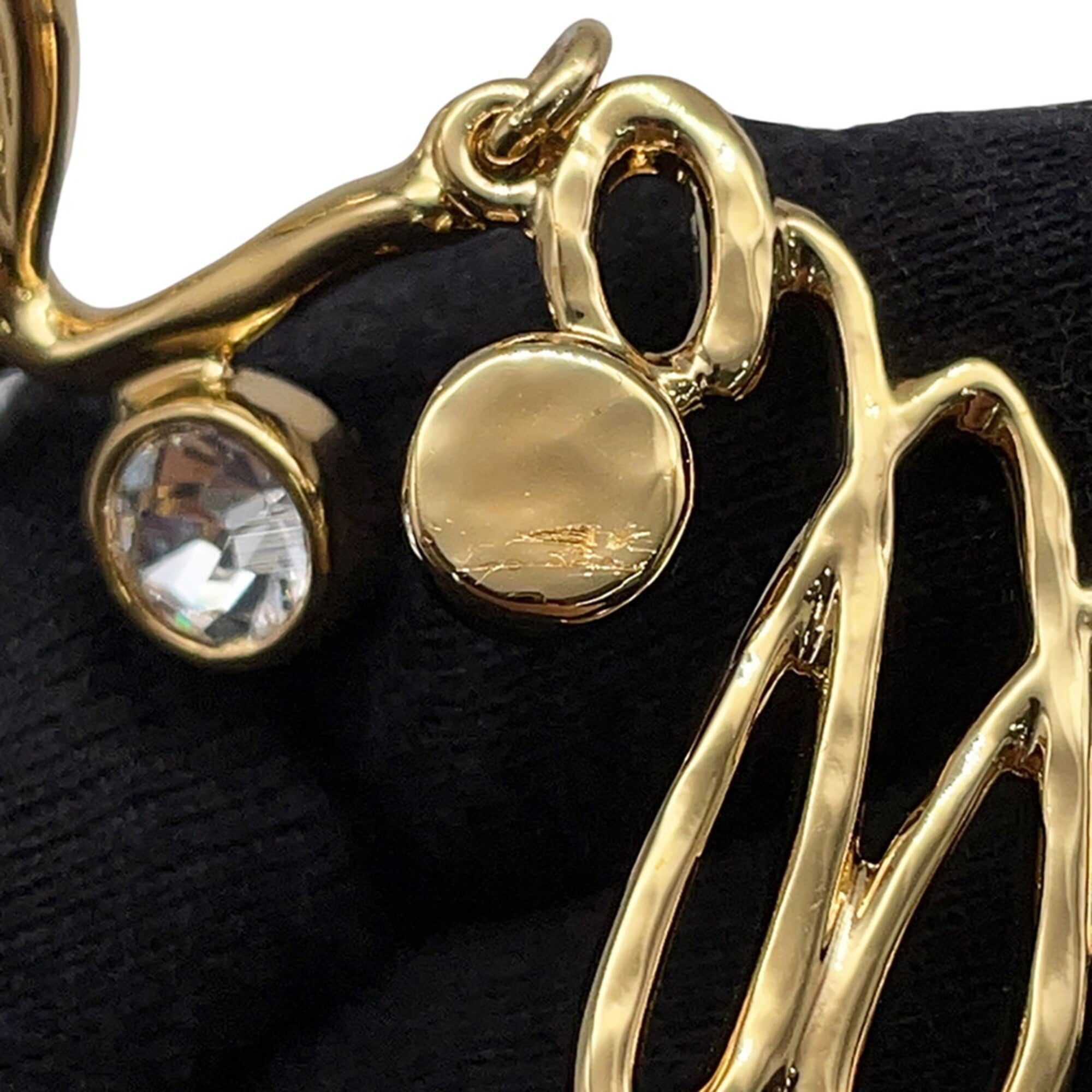 Chanel Necklace I LOVE COCO Coco Mark Rhinestone I24 S ABD430 CHANEL Long NECKLACE — Like New