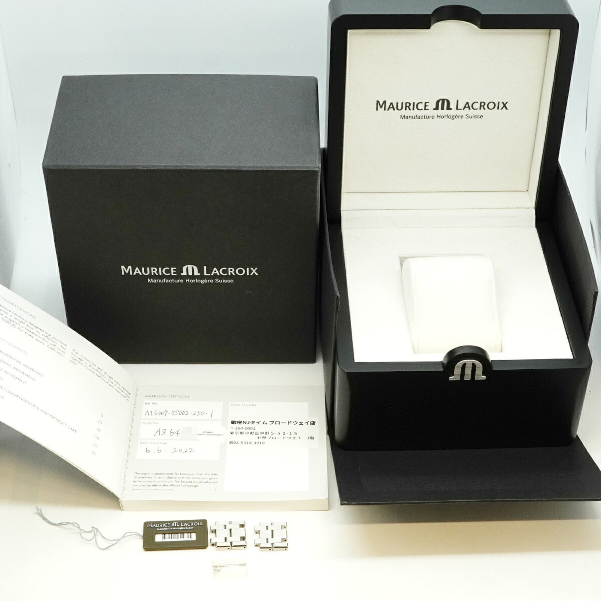Maurice Lacroix Aikon Automatic AI6007-SS002-230-1 Gray Dial Men's Watch — Very Good