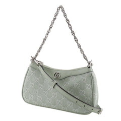 Gucci Off Deer 3-Way Shoulder Bag 784753, GG Canvas, Pale Green, Zipper, Women's — Like New