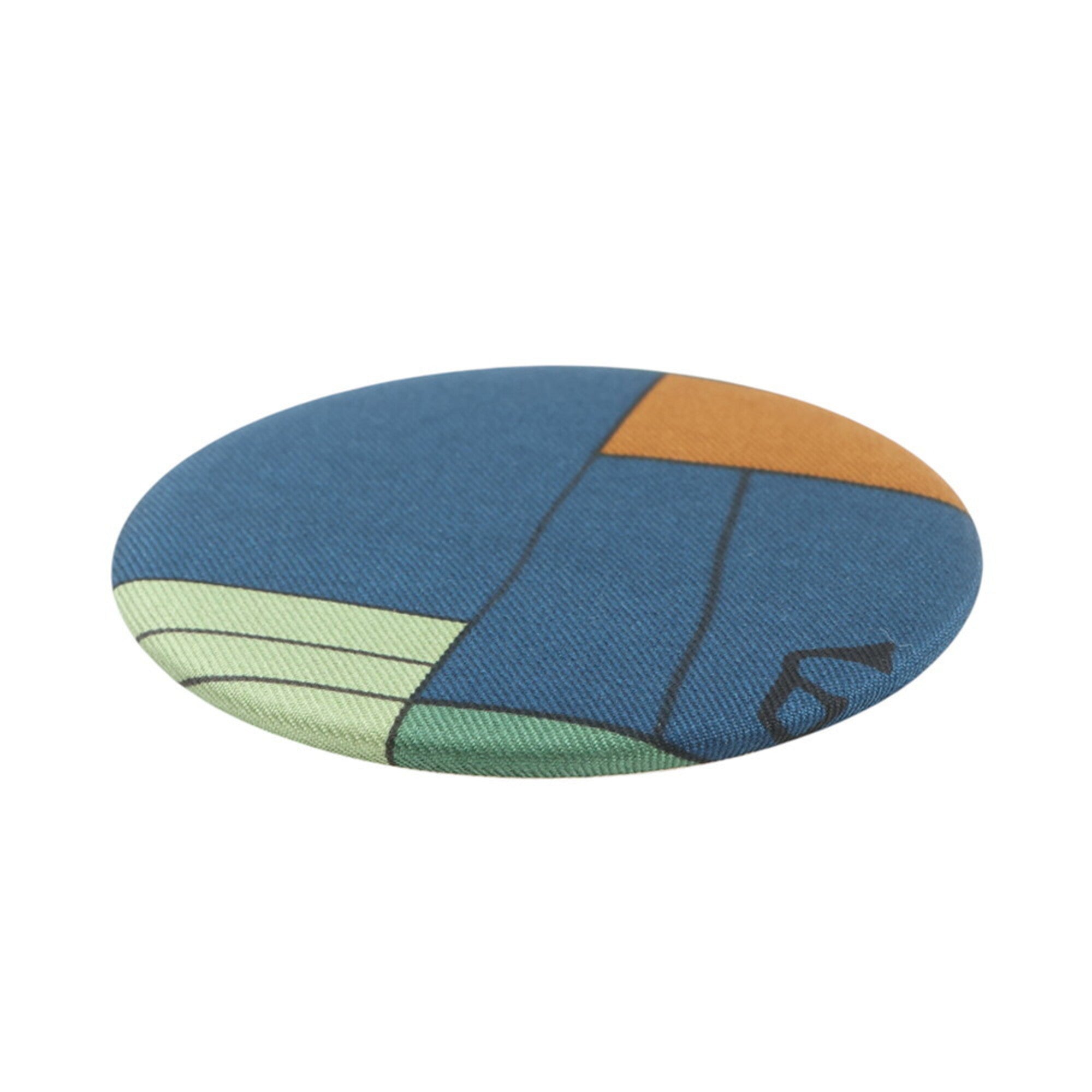 Hermes brooch Petit H silk HERMES badge — Like New