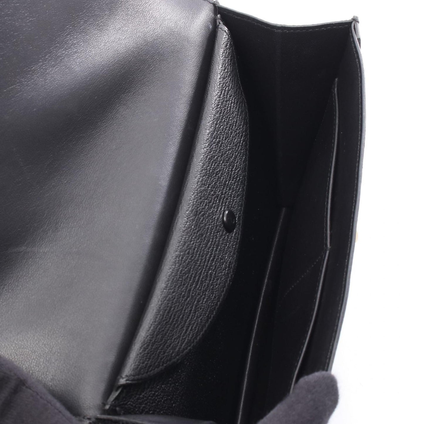 Hermes Hermès Velu second bag/clutch bag, leather Chevre women's, black