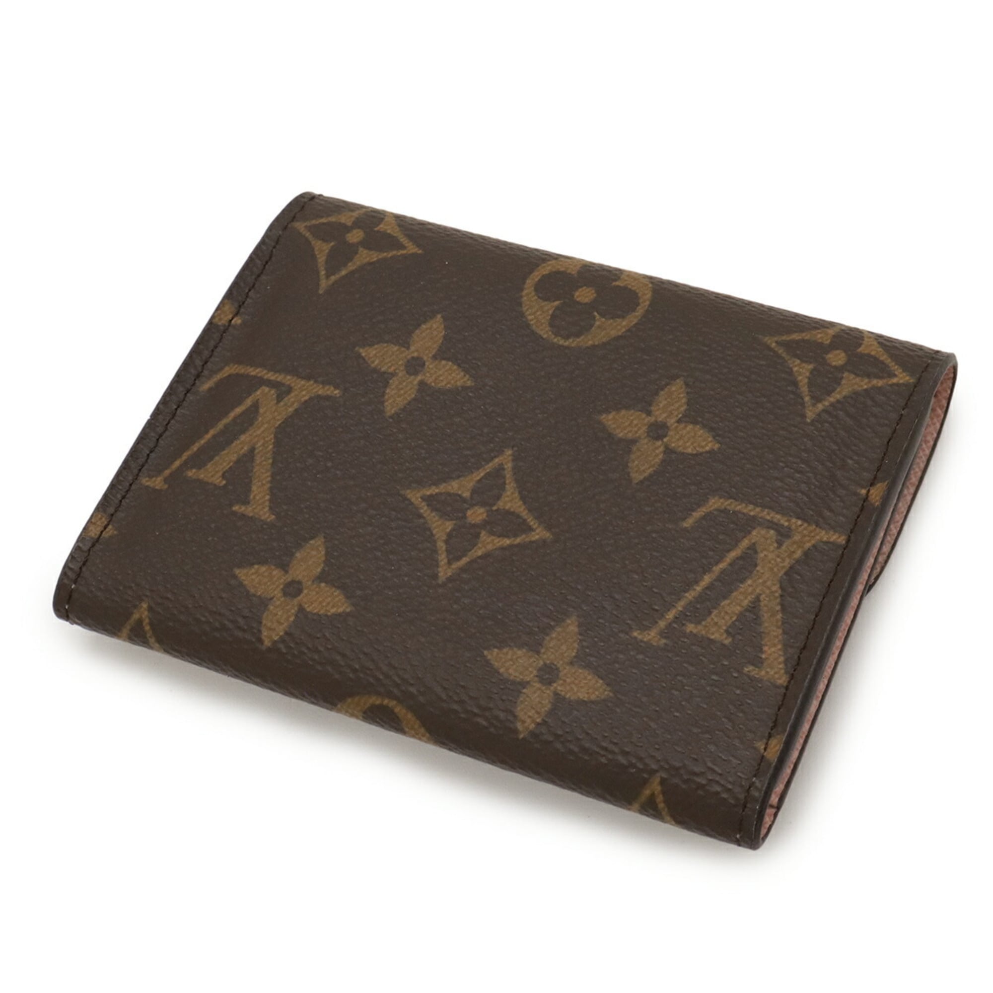 LOUIS VUITTON Monogram Porte Monnaie Rosalie Coin Case/Wallet/Coin Purse in Rose Ballerine, Light Pink, M62361