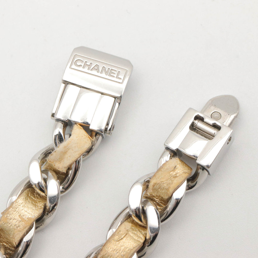 Chanel CHANEL Première Rock Watch, Stainless Steel, Leather Strap, Ladies, Gold Tone, Mirror Finish, H5583 — Very Good