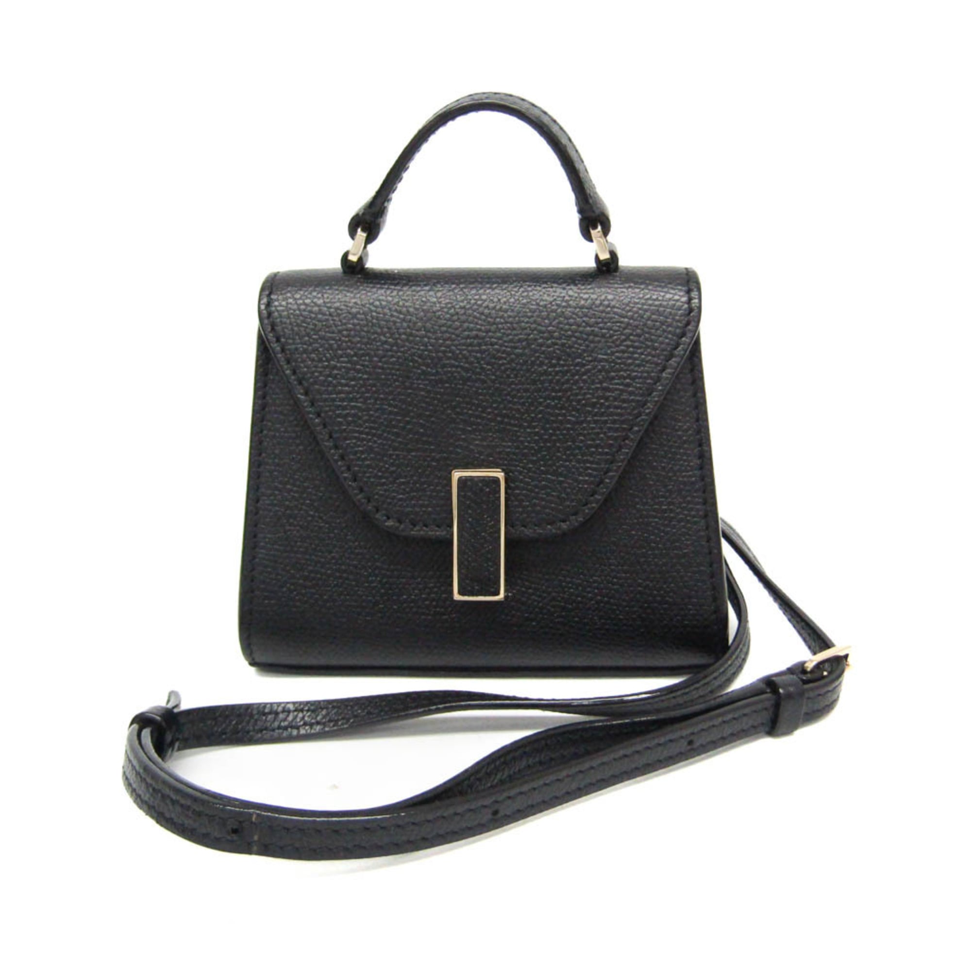 Valextra ISIDE BELT SGES0061028LOCPL99 Women's Leather Fanny Pack,Shoulder Bag Black — Like New