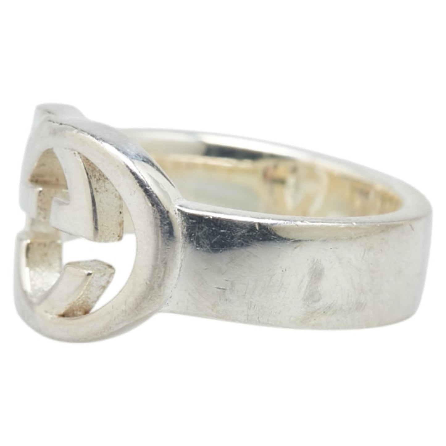 Gucci Interlocking G Ring #7 SV925 Silver Women's GUCCI
