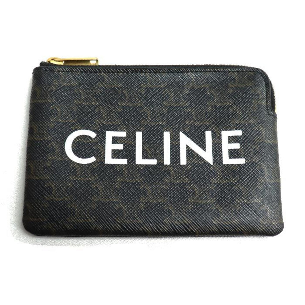 CELINE Triomphe Coin & Card Case 10C662CA2.38NO Women's