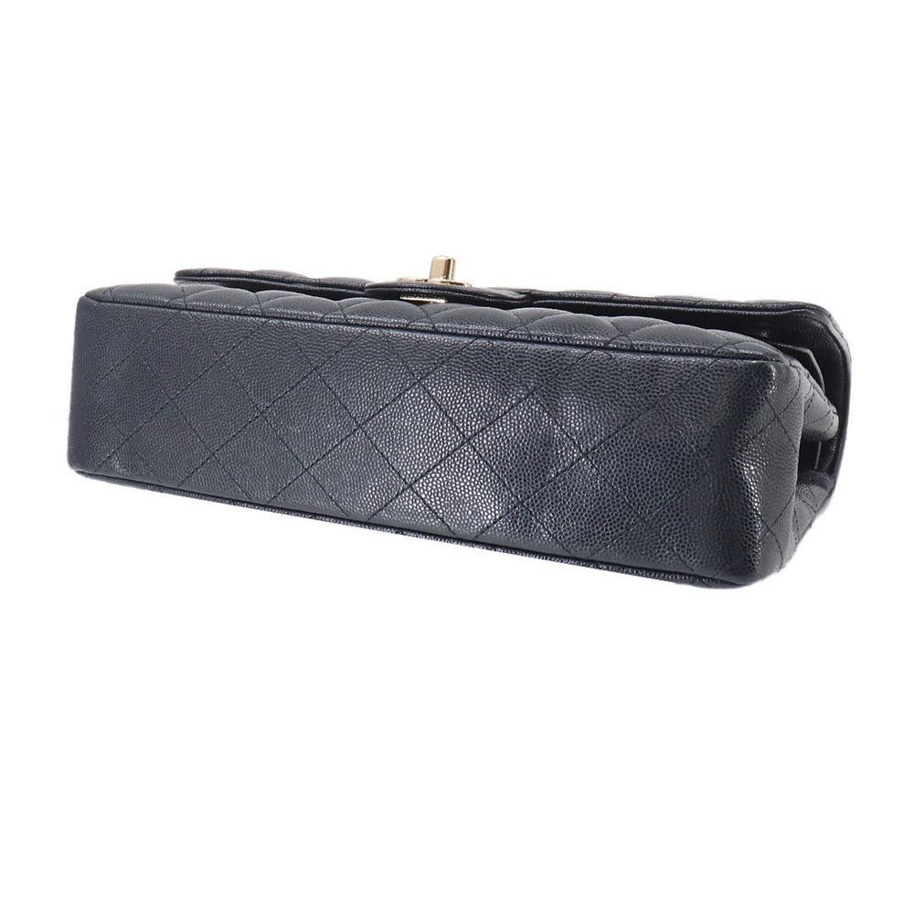 Chanel Matelasse 25 Chain Shoulder Handbag, Caviar Leather, Navy, A01112, Gold Hardware, Coco Mark — Like New